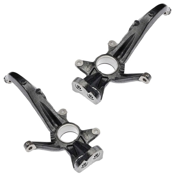 Detroit Axle - 2pc Front Steering Knuckles for Ford 2006-2012 Fusion Mercury Milan Lincoln MKZ Zephyr Steering Knuckles Assembly 2007 2008 2009 2010 2011 Replacement