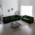 thumbnail image 2 of 3 Piece Oversized Sofa Set, Upholstered Sectional Sofa Couch Set, Including 3 Seater Sofa+2 Piece 2 Seater Sofa for Living Room, Apartment, 2 of 9