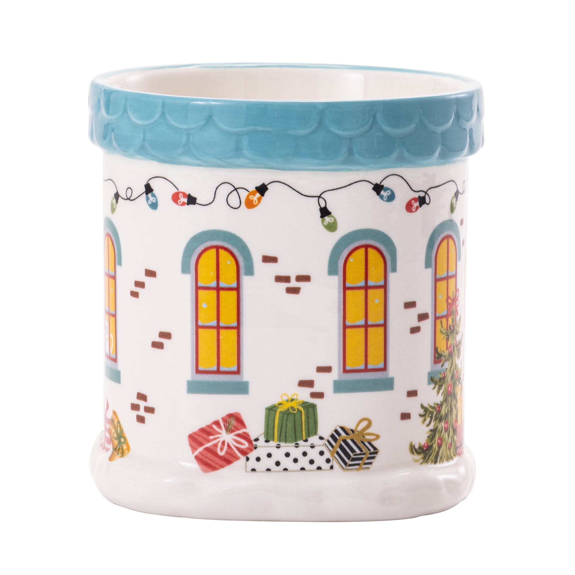 Holiday Time Tasse en céramique en forme de maison, 17,5 oz, 1 pièce Tasse, céramique