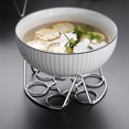 2pcs Stainless Steel Steamed Egg Racks Single Layer Multifunctional
