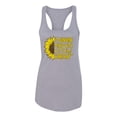 thumbnail image 2 of Wild Bobby, I'm Sunshine Mixed With A Little Hurricane , Inspirational/Christian, Women Racerback Tank Top, Heather Grey, Large, 2 of 5