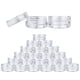 thumbnail image 2 of Botella de maquillaje de 100 piezas, mini tarro cosmético de muestra, recipiente de crema facial recargable portátil, 5 g, transparente Guardurnaity HA004482-02, 2 of 7