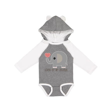 

Inktastic Loved By My Abuela grandchild Gift Baby Boy or Baby Girl Long Sleeve Bodysuit