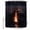 Black, variant on Abstract Art Shower Curtain for Bathroom, Red Black Gradient Flames Vertical Blocks Modern Waterproof Cloth Fabric Bathroom Accessories Set with 12 Rust Proof Plastic Hooks, 72"x84"