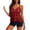 Red, variant on Women's Sequin & Bead Embellished Deep V-Neck Camisole, Sparkling Sleeveless Dressy Tank Top for Parties and Evening