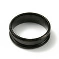 thumbnail image 2 of 10pc 304 Stainless Steel Grooved Finger Ring Settings Ring Core Blank for Inlay Ring Jewelry Making Electrophoresis Black US Size 11 3/4(21.1mm), 2 of 2