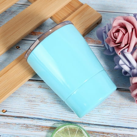 

Coffee Cup Portable Water Cup Travel Cup Large-Diameter Cup Coffee Mug Picnic Office For Home Travel Light Blue