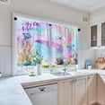 thumbnail image 5 of Mermaid Sea Summer Kitchen Curtains, Fish Ocean Underwater Short Window Curtains Set of 2, Window Treatment Tier Curtains for Kitchen Over Sink Bathroom Dining Room Decor (26x36 Inch), 5 of 6