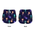 thumbnail image 5 of Lsque Sea Jellyfish Printed Women's Running Shorts with Liner Pockets,Elastic Quick Dry Workout Athletic Gym Yoga Shorts,Womens High Waist Shorts-Small, 5 of 9
