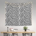 thumbnail image 2 of Pofeuu Weave Geometric Print Wall Tapestry Decoration Wall Hanging Tapestry 60 x 51 Inch, 2 of 6