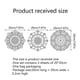 thumbnail image 2 of Pegatinas de Pared de Flores DIY Ounissouiy 3 Piezas PVC, 2 of 6