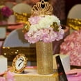Efavormart 5"x10 Yards Shiny Gold Diamond Rhinestone Ribbon Wrap Roll ...