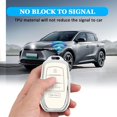 thumbnail image 3 of Key Fob Cover Compatible with Toyota Camry Venza Sienna Land Cruiser Highlander Tundra Corolla Prius 2021-2025 Keychain Case Holder Protector,B-White, 3 of 6