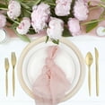 thumbnail image 2 of Koyal Wholesale Mauve Gauze Cheesecloth Napkins For Wedding Table Decorations, Reception Table Settings, 10-Pack, 2 of 5