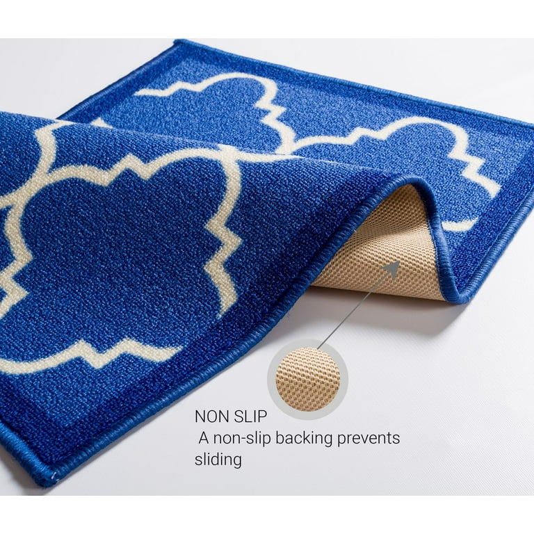 Non-Skid Slip Rubber Back Antibacterial Door Mat 2 x 5 (1' 8 x 5