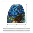 thumbnail image 3 of Honeii Mountain Blue Flowers Vase Print Winter Beanie Daily Hat - Thermal Polar Fleece Ski Running Hat Skull Cap for Men and Women,Beanie, 3 of 8