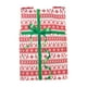 thumbnail image 1 of Disfraz de caja de regalo navideña, novedad, accesorio para fiestas de disfraces y carnaval. Rojo para adultos, 1 of 9