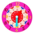 thumbnail image 5 of Pink Pink Children'S Wooden Digital Clock Learning Toy, Time Teaching Educational Puzzle With Numbers, 5 of 5
