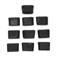thumbnail image 6 of 10Pcs Chair Foot Covers Transparent Rubber Oval Chair Leg Cap Wear-Resistant Cap Table Feet Floor Protectors Furniture Hardware Black 16X34Mm Fangkenuo, 6 of 9