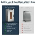 thumbnail image 3 of Commercial Food-Dehydrator Machine 20 Trays, Wi-Fi Industrial-Dehydrator Biltong Maker Large Capacity, 84ºF-194ºF Commercial Food-Dryer Machine, 1800W Meat Dryer for Jerky, Meat, Fruit, Herbs, 3 of 8