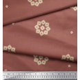 thumbnail image 2 of Soimoi Poly Georgette Fabric Artistic Floral Print Sewing Fabric Yard 42 Inch Wide, 2 of 3