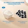 thumbnail image 5 of Sindcom Airtight Storage Canisters, 4 Pcs Large Food Storage Container for Flour, Sugar, Baking Supplies, Rice with Lids, 5 of 9