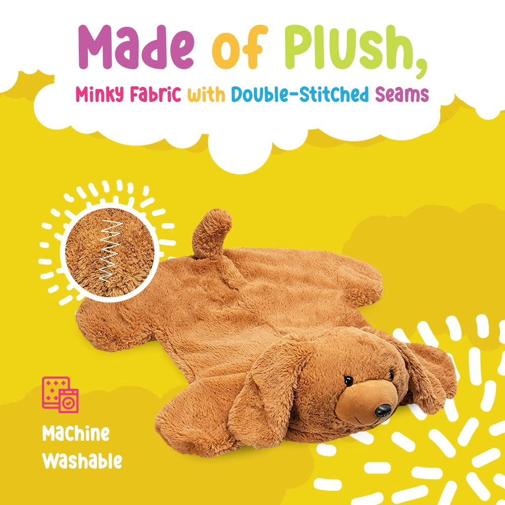 LITTLE CHUBBY ONE Teddy Bear Dog Sensory Weighted Lap Pad