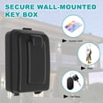 thumbnail image 4 of FUYGRCJ Sturdy Key Lock Box, 12 Digit Combination Lock Box with Code, Wall-Mounted Key Storage Lockbox for House Keys, Large Capacity Hanging Key Hiders with Resttable Code for Home, Office, Garage, 4 of 11
