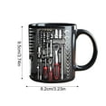 thumbnail image 3 of Creativity Funny Coffee Mug - Mechanic Toolbox Set Pattern, Tool Box Coffee Mug, Mechanic Mugs For Men, 11oz Mug For Auto Mechanics, Unique Gift, 3 of 3