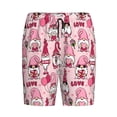 thumbnail image 4 of Fotbe Garden Gnomes Pajama Shorts for Men, Men's Pajama Bottoms, Sleepwear,Short Pajama Pants-Small, 4 of 9