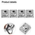 thumbnail image 4 of 4Pcs Stainless Steel Flush Mount D-Rings for Boats Trailers Trucks Floor Mount, 4 of 6