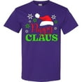 thumbnail image 3 of Inktastic Pappy Claus with Christmas Santa Hat and Snowflakes T-Shirt, 3 of 5