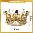 thumbnail image 2 of Decoración de pastel de corona Pearl Crown decoración de pastel de cumpleaños plug in, 2 of 7
