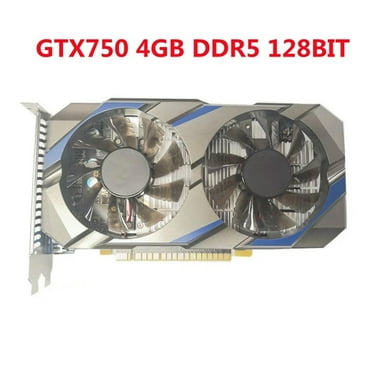 FOR 1 Piece GTX750 4GB DDR5 128Bit Graphics Card 1020Mhz 1253Mhz PCI E 3.0 HD VGA DVI Video Card For Gaming Office