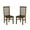 Walnut, variant on Linon Percival Indoor Wood Dining Side Chair, Set of 2, Walnut