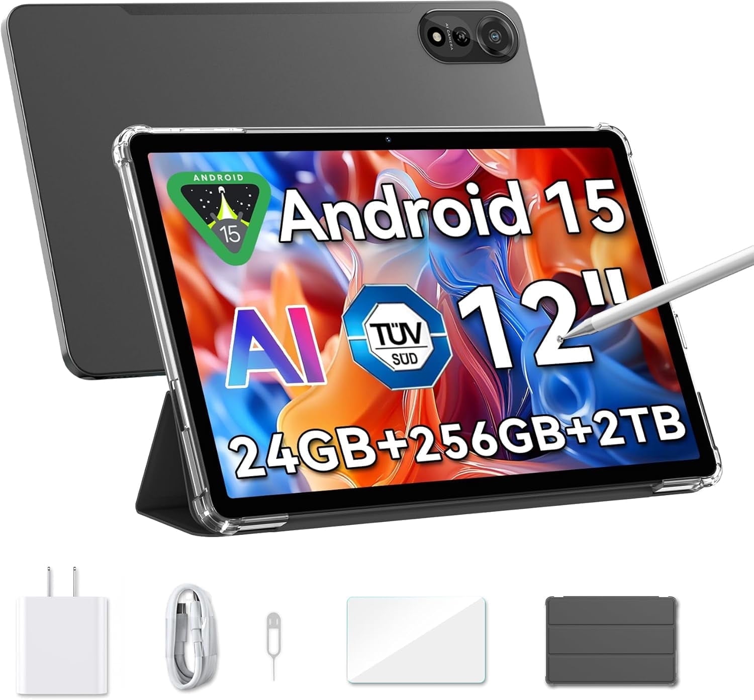 Blackview Tab18 12-Inch Tablet, Android 13, 256GB ROM, 24GB