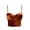 Gold, variant on ,Women's Velvet Soft Bustier Crop Top Push up Corset Sexy Stylish Outdoor Top Bras Gold L