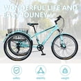 thumbnail image 5 of Zukka 26 inch Mountain Tricycle Three Wheel with Large Basket for Unisex Adult 7 Speed Green, 5 of 7
