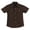 Brown, variant on Boys Solid Short Sleeve Western Shirt