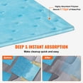 thumbnail image 3 of VEVOR Spill Absorbent Pads, Water Absorbing Mat Pad in Dispenser Box, 6 Gal Capacity, 15" L x19" W Polypropylene Absorbent Pad for Water, 30 pcs per Box, 3 of 9