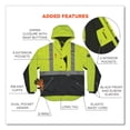 thumbnail image 4 of GloWear 8275 Class 2 Heavy-Duty Hi-Vis Workwear Sherpa Lined Jacket, Medium, Lime, Ships in 1-3 Business Days | Bundle of 2 Each, 4 of 9