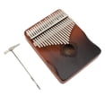 thumbnail image 1 of 21 Key Kalimba Thumb Piano Instrument Professional Tuned Handmade Mahogany Metal with Embossed Notes and Ergonomic Curve Design for Adults Beginners Kids Performances, 1 of 7