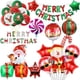 thumbnail image 4 of Globos navideños Decoración Árbol de Navidad Inflable Papá Noel Alce Muñeco de nieve Trineo Banner Adorno de globo de helio Globo de aluminio, 4 of 5