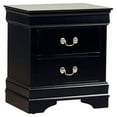 thumbnail image 2 of Home Elegance 23.75 x 15.75 x 21.5 in. Mayville Night Stand - Black, 2 of 5