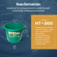 thumbnail image 3 of Farm Innovators Heated Animal Water Bucket HT-200 - 16 Gallon Plastic - Green, 3 of 9
