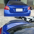 thumbnail image 2 of Ikon Motorsports Trunk Spoiler Compatible with 2015-2021 Subaru WRX & WRX STI, PSM Style Matte Black ABS Plastic Rear Trunk Lid Spoiler Wing Lip, 2 of 8