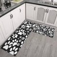thumbnail image 2 of Black Paw Kitchen Rugs Sets Of 2,Anti Fatigue Kitchen Mat Rugs Non Slip Washable,Decorative Kitchen Floor Mats for Kitchen,Sink,Laundry,17"x30"+17"x47", 2 of 7