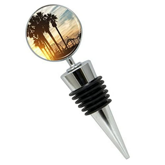 Santa Monica Wine Bottle Stopper In Gift Box, Perfect For House Warming Gift