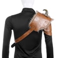 thumbnail image 3 of Armadura de hombro medieval de cuero para adultos para carnaval de Halloween, 3 of 5