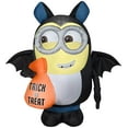thumbnail image 2 of Gemmy 9070597 Costume Gonflable Minions Dave in Bat avec LED, 2 of 2
